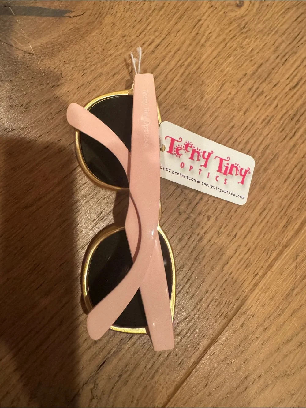 Baby Pink Sunglasses with Mirrored Lenses - NWT